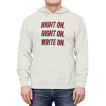 "Write On" Unisex Lightweight Hoodie