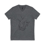 "Don't Let Go" - Unisex V-Neck Tee